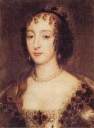 Sir Peter Lely Hnrietta Maria of France,Queen of England oil